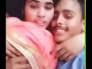 Desi randi girlfriend cute boobs fondled and smooch by BF self recorded DesiVdo.Com - The Best Bohemian Indian Porn Site