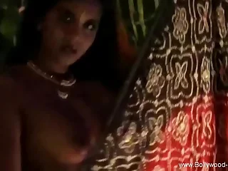 Eastern Indian Dancer Revealed while enjoying the ritual