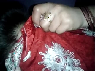 newly married sweet chubby Indian dame